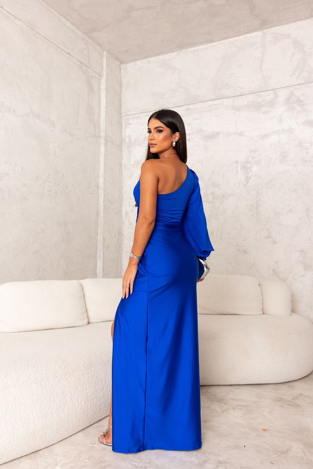 SIA – Elegant One-Shoulder Evening Dress