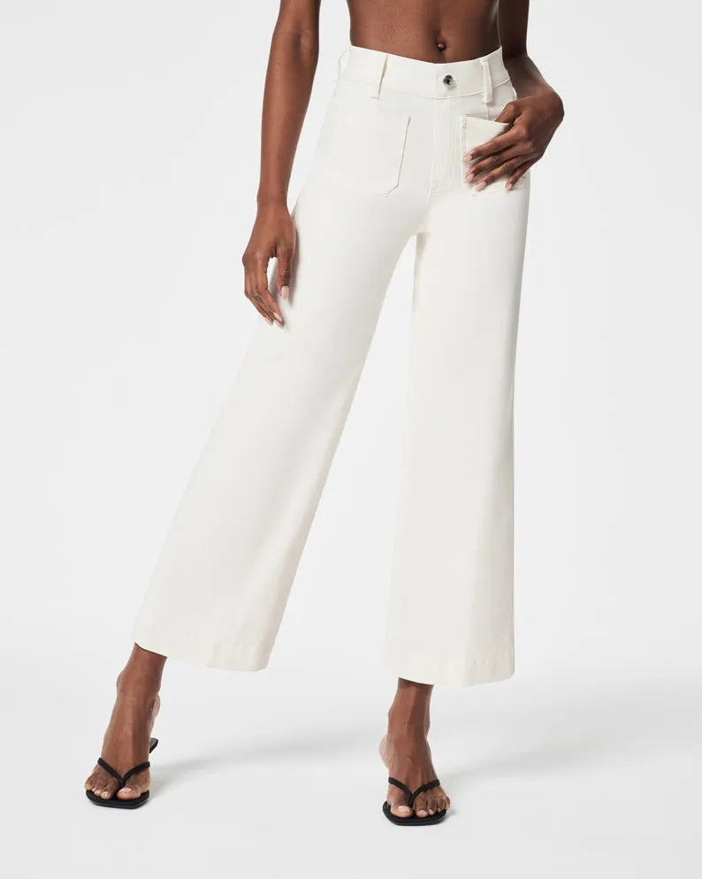 BILLIE – Stretch Denim Pull-On Wide-Leg Jeans
