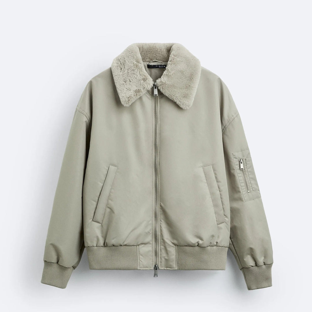 HAYDEN – Sherpa Collar Utility Bomber