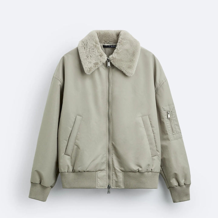 HAYDEN – Sherpa Collar Utility Bomber
