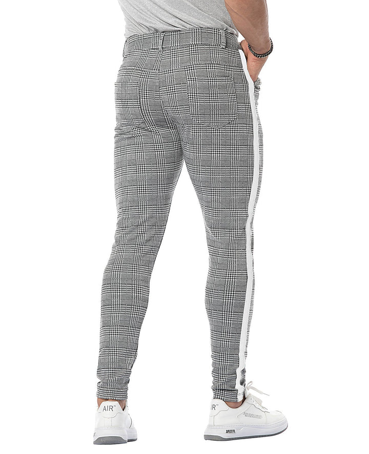 RILEY – Men’s Skinny Fit Check Chinos
