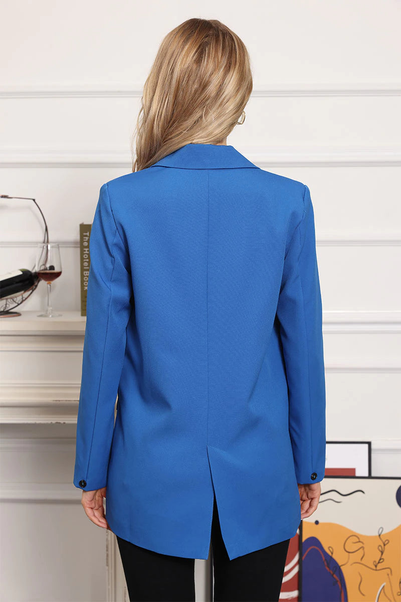 TRAF - Women's Longline Blazer with Slim Fit