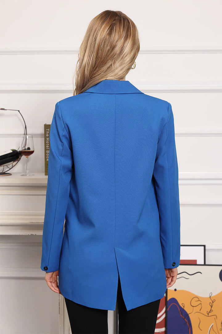 TRAF - Women's Longline Blazer with Slim Fit