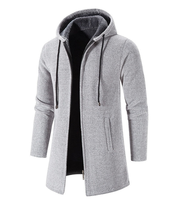PERCIVAL - Men’s Longline Hooded Knit Cardigan