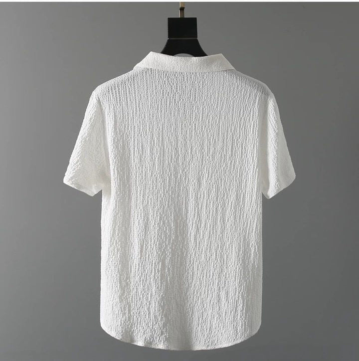 MATTEO – Linen V-Neck Lounge Set