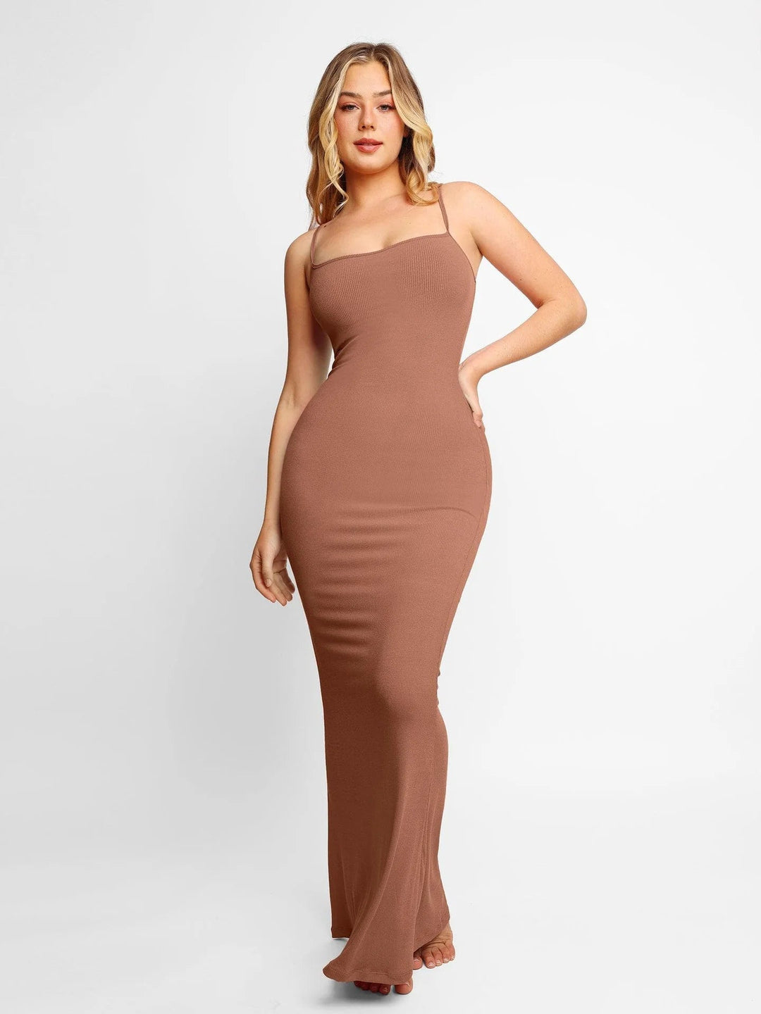 SHAPE – Bodycon Shapewear Sleeveless  Maxi Dress