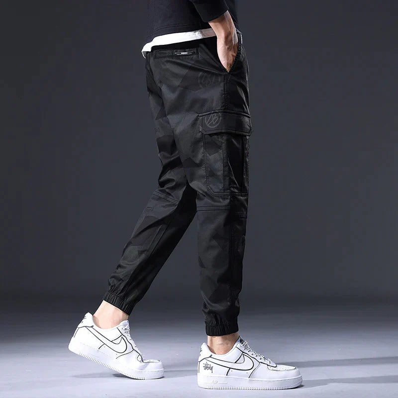 LUCIAMO – Slim-Fit Streetwear Cargo Pants