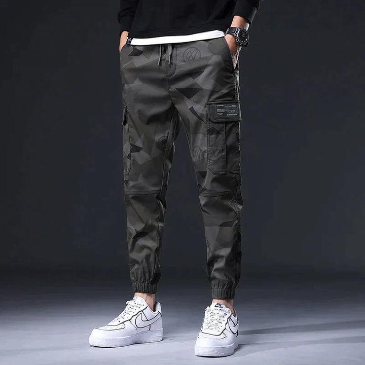 LUCIAMO – Slim-Fit Streetwear Cargo Pants