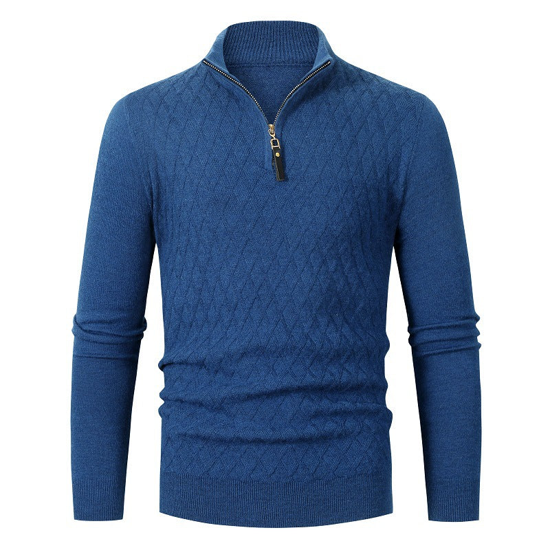OSWIN - Men’s Half Zip Knit Sweater