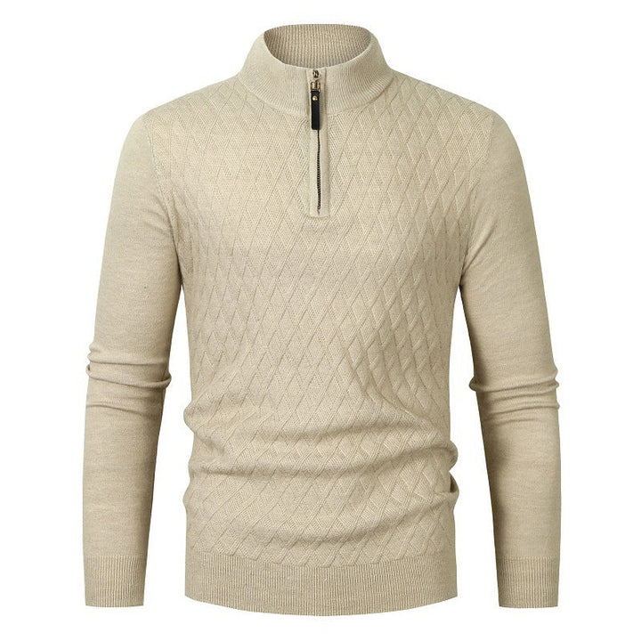 OSWIN - Men’s Half Zip Knit Sweater