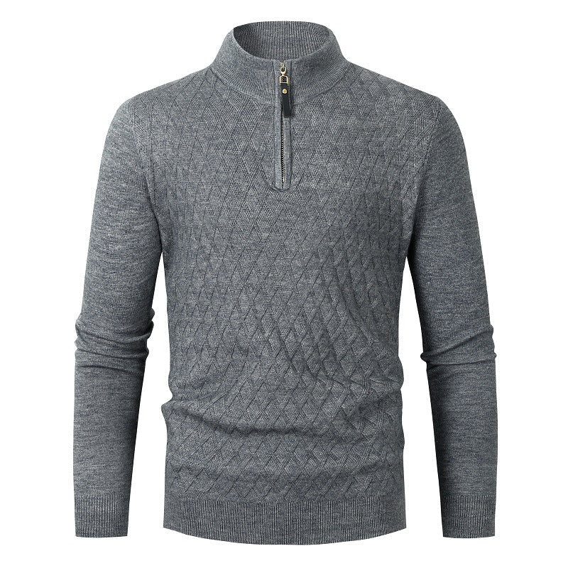 OSWIN - Men’s Half Zip Knit Sweater
