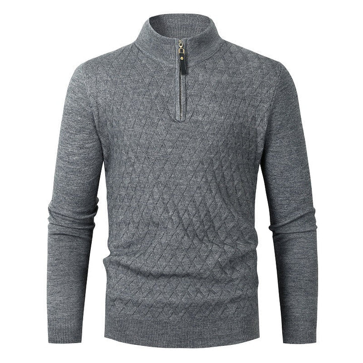 OSWIN - Men’s Half Zip Knit Sweater