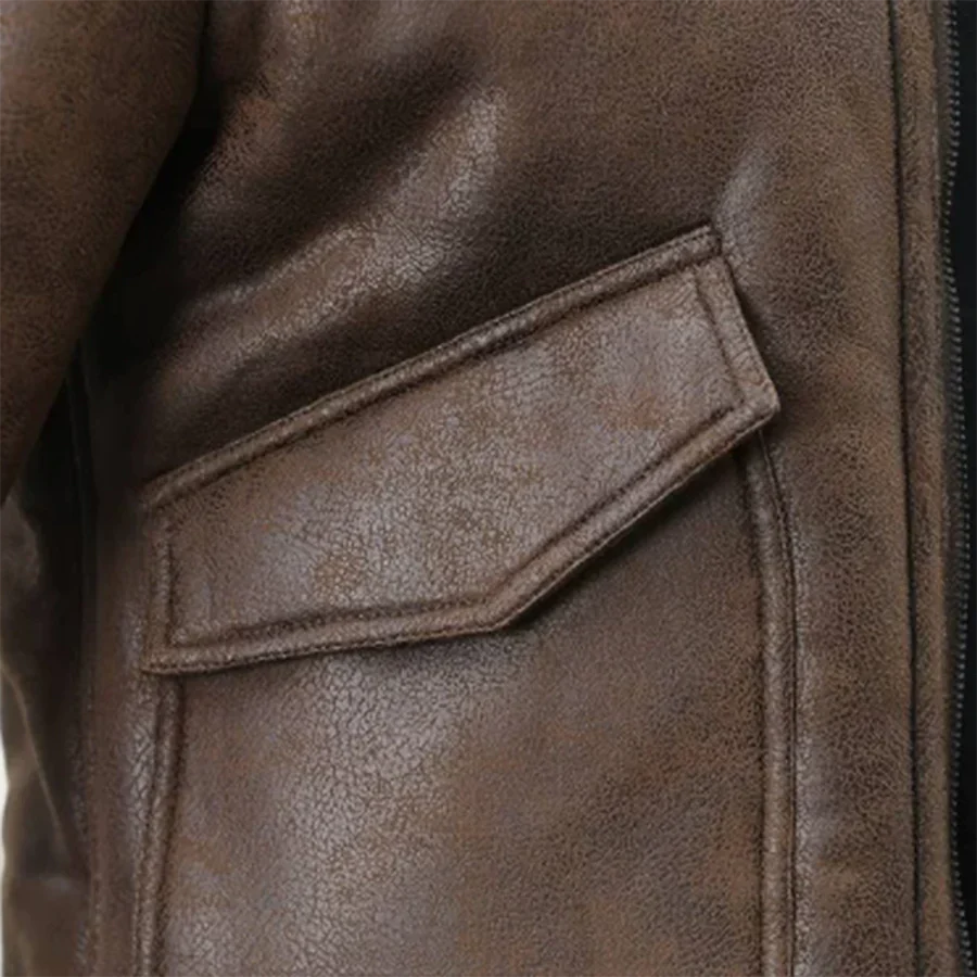 PEREGRINE - Men's Suede Look Biker Jacket