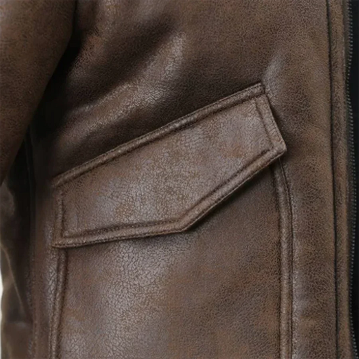 PEREGRINE - Men's Suede Look Biker Jacket