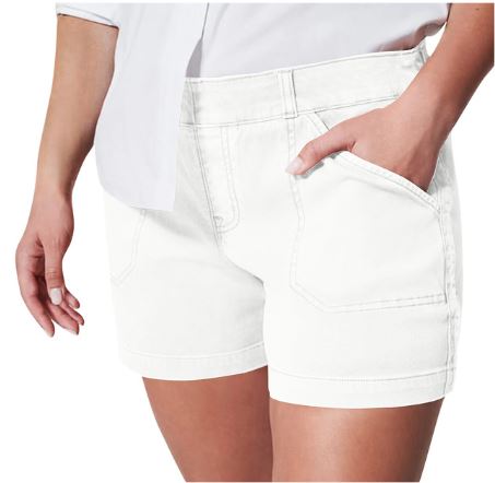 FREDA - Stretch Waist Denim Shorts