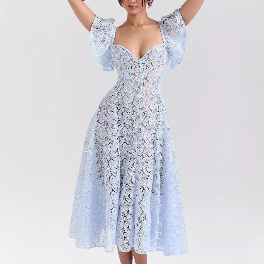 LARE – Elegant Lace Midi Dress