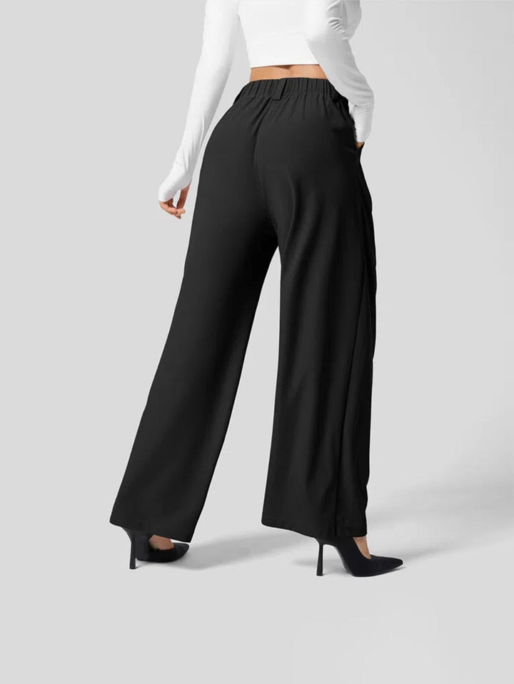 ARAYA – High-Waist Wide-Leg Palazzo Pants