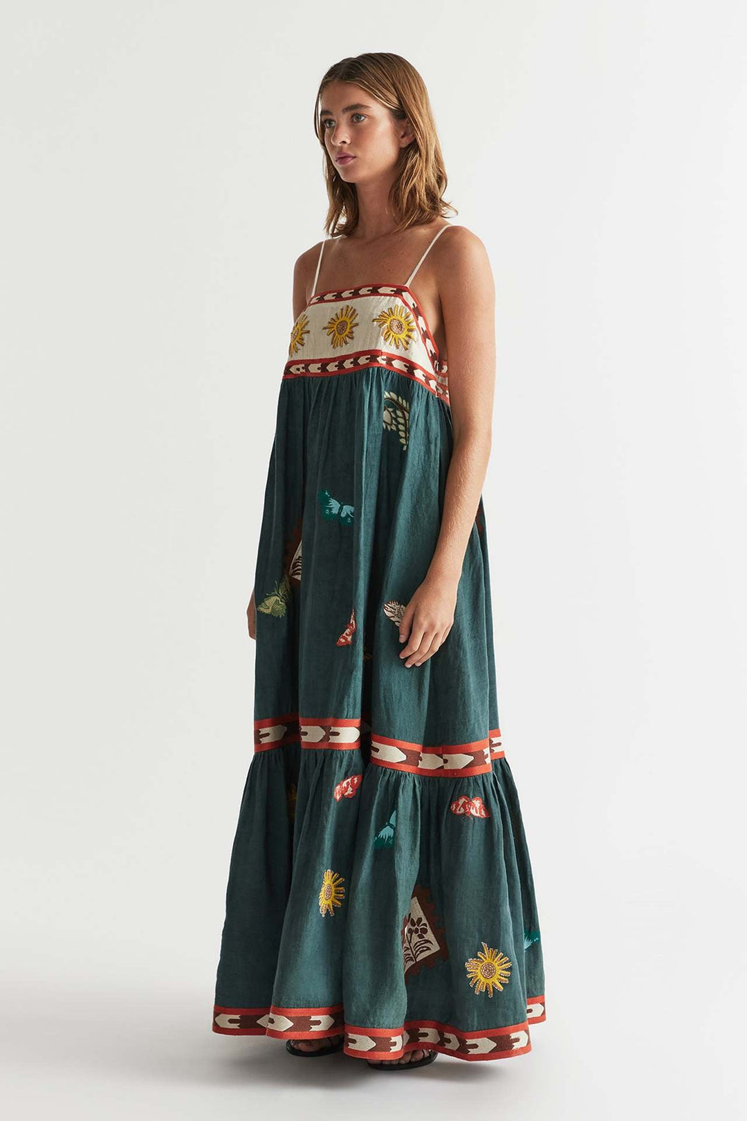 LIVIA – Boho Floral Maxi Dress