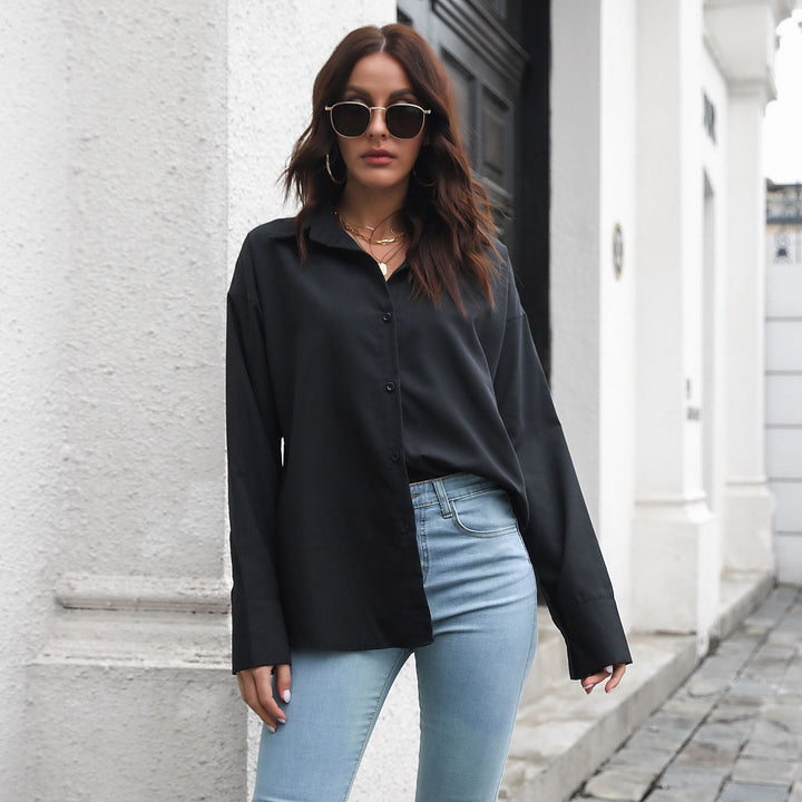 LYRAM – Classic White Button-Down Shirt