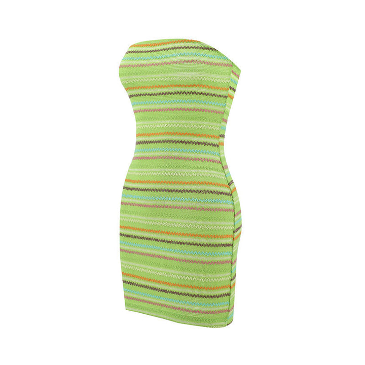 MENDAS – Strapless Knitted Dress