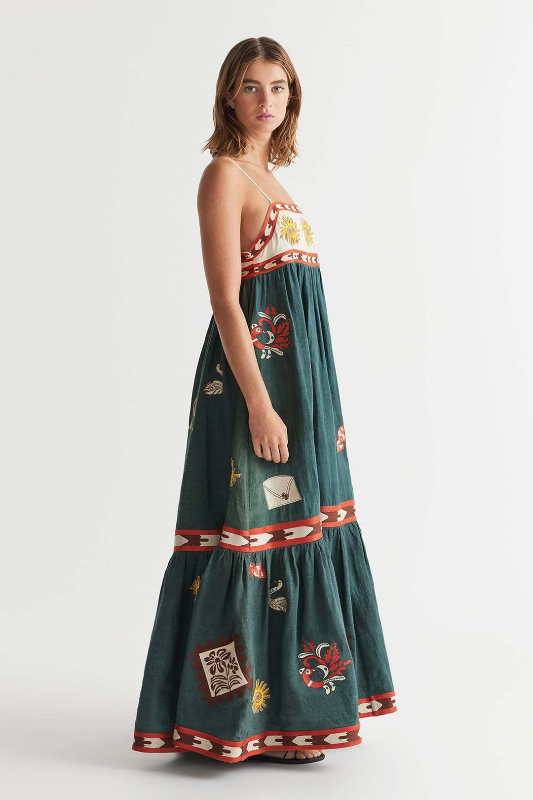 LIVIA – Boho Floral Maxi Dress
