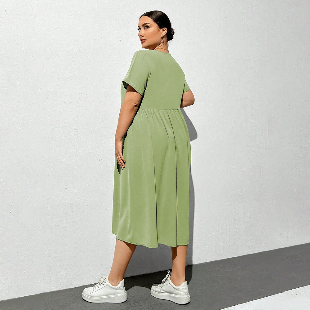 TIAMA - Button Midi Dress