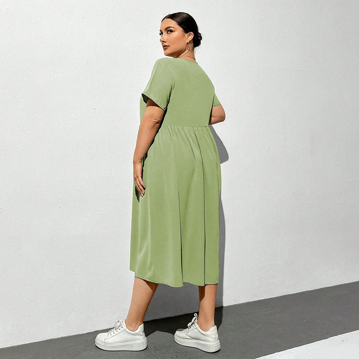 TIAMA - Button Midi Dress