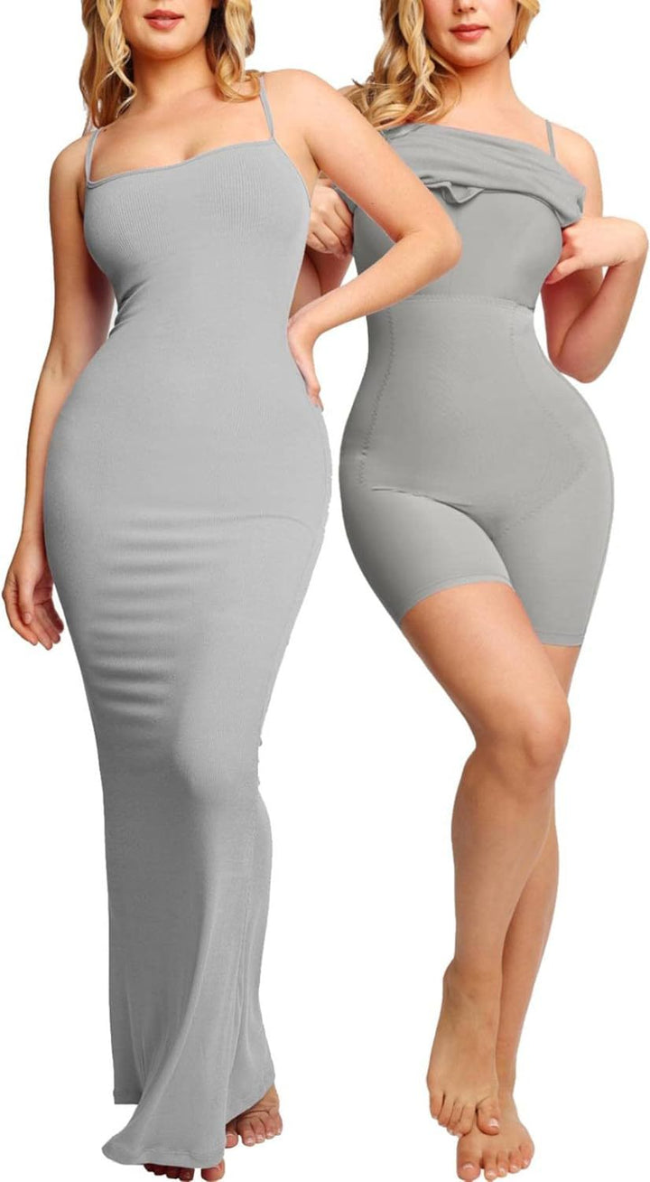 SHAPE – Bodycon Shapewear Sleeveless  Maxi Dress