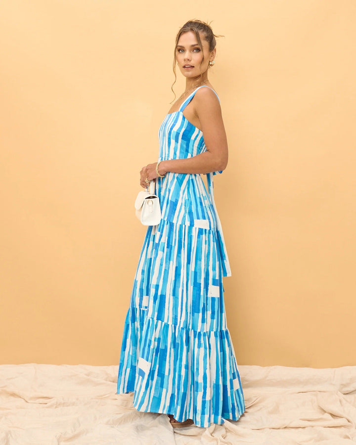 MAY – Striped Maxi Dress