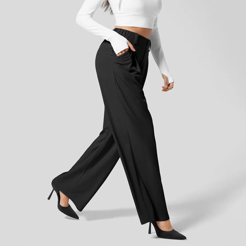 ARAYA – High-Waist Wide-Leg Palazzo Pants