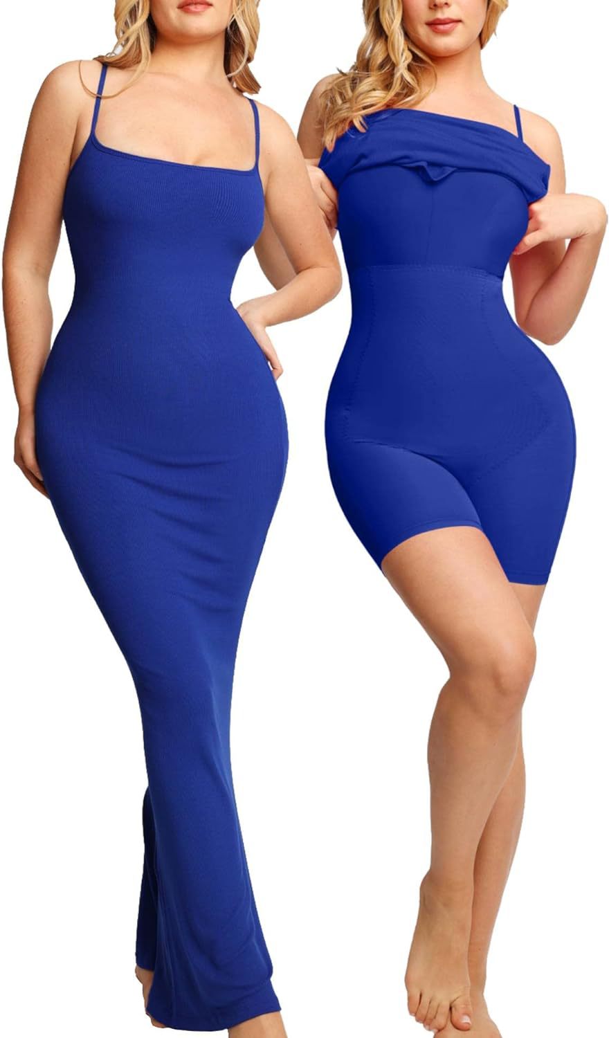 SHAPE – Bodycon Shapewear Sleeveless  Maxi Dress