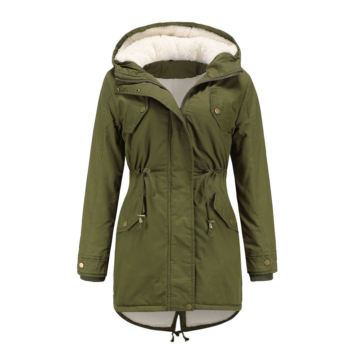 LILAH - Women's Hooded Jacket with Drawstring Waist