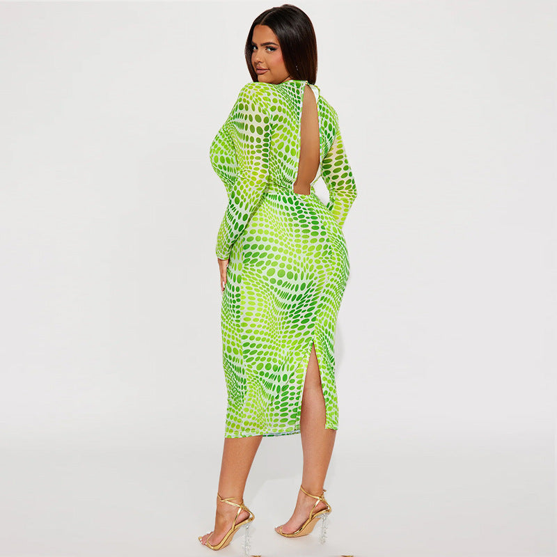 IRIS – Bodycon Long Sleeve Dress