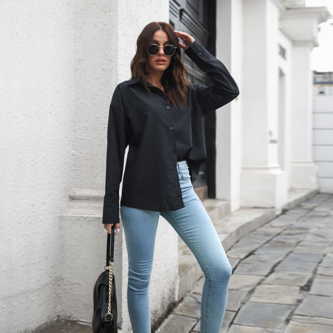 LYRAM – Classic White Button-Down Shirt