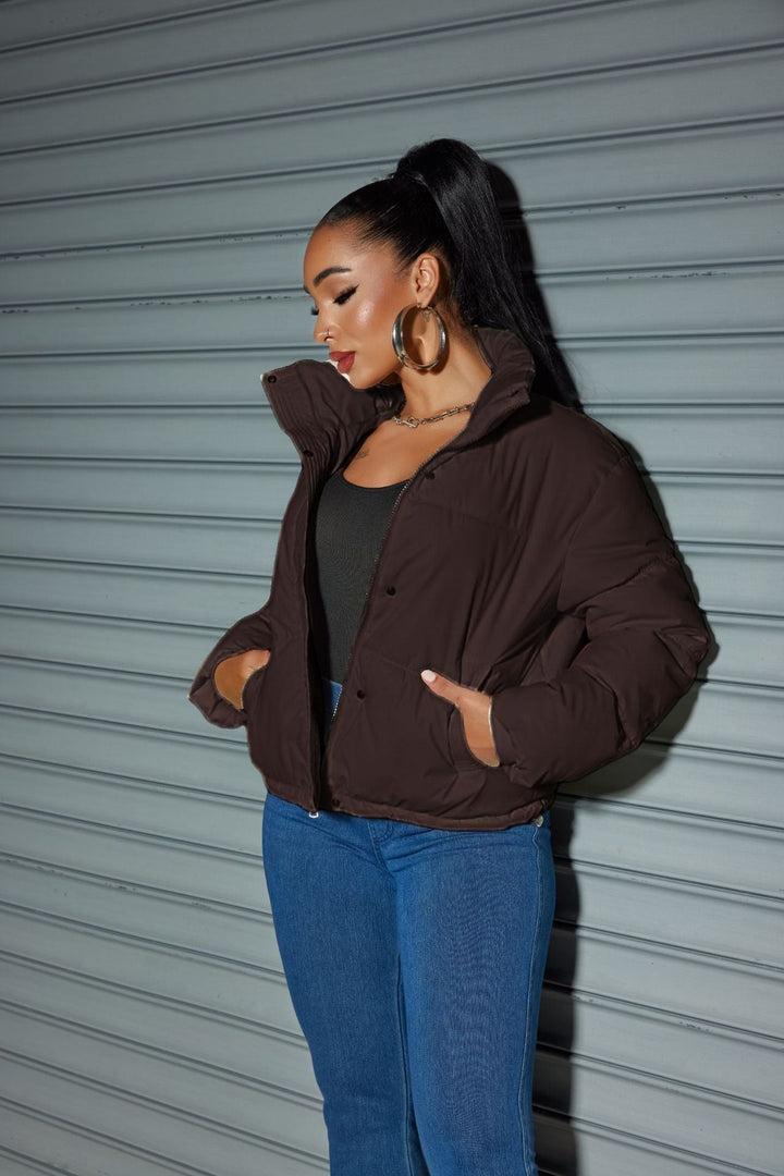 ARIA – Quilted High-Neck Winter Jacket