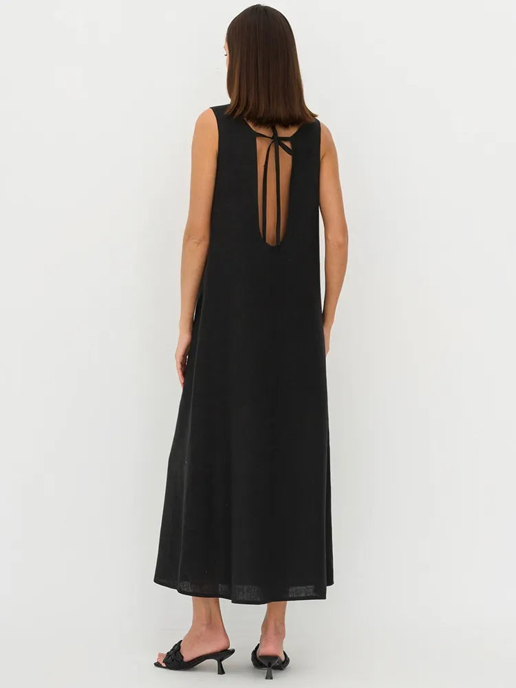 PARIS – French Style Long A-line dress