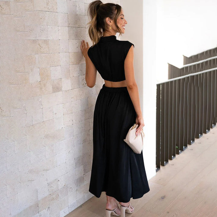 AYDA – Soft Cut-Out Midi Dress