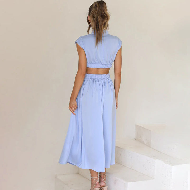 AYDA – Soft Cut-Out Midi Dress