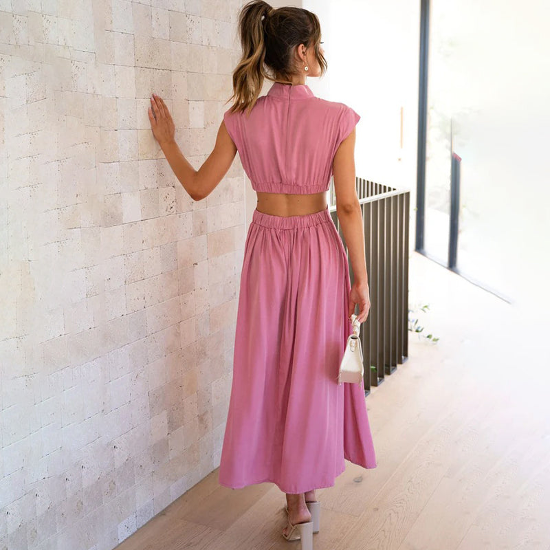 AYDA – Soft Cut-Out Midi Dress