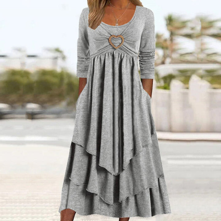 LYNA – Long Sleeve Everyday Basic Dress