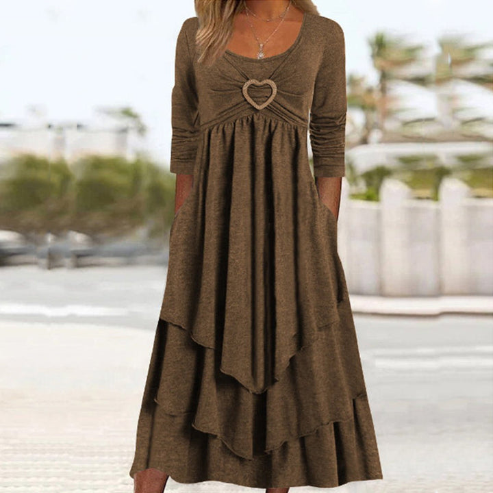 LYNA – Long Sleeve Everyday Basic Dress