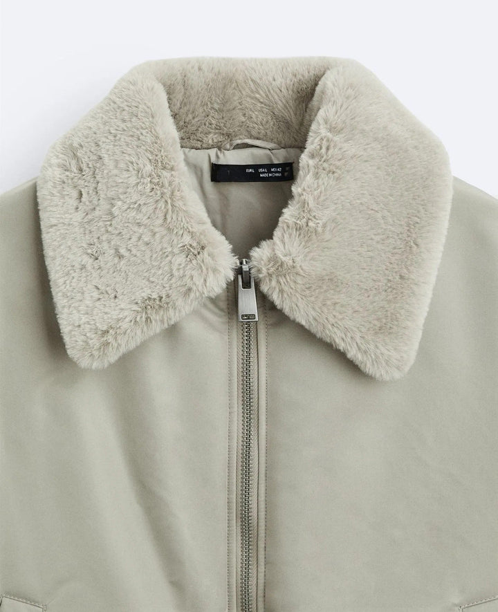HAYDEN – Sherpa Collar Utility Bomber