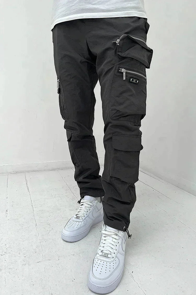 ELIO – Textured Cropped Cargo Pants