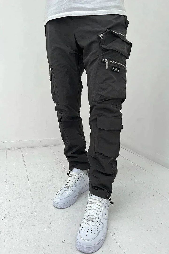 ELIO – Textured Cropped Cargo Pants