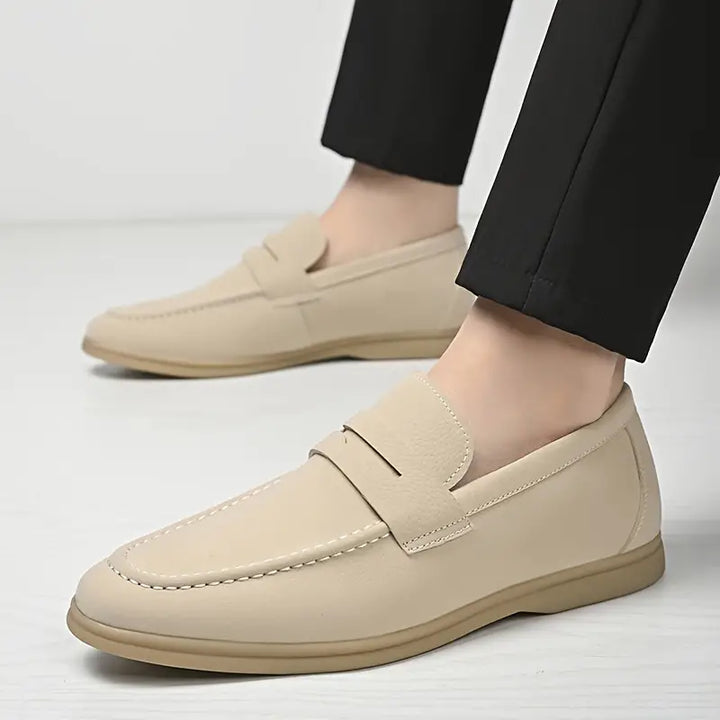 OSWALD - Men's Vegan Suede Strap Loafers