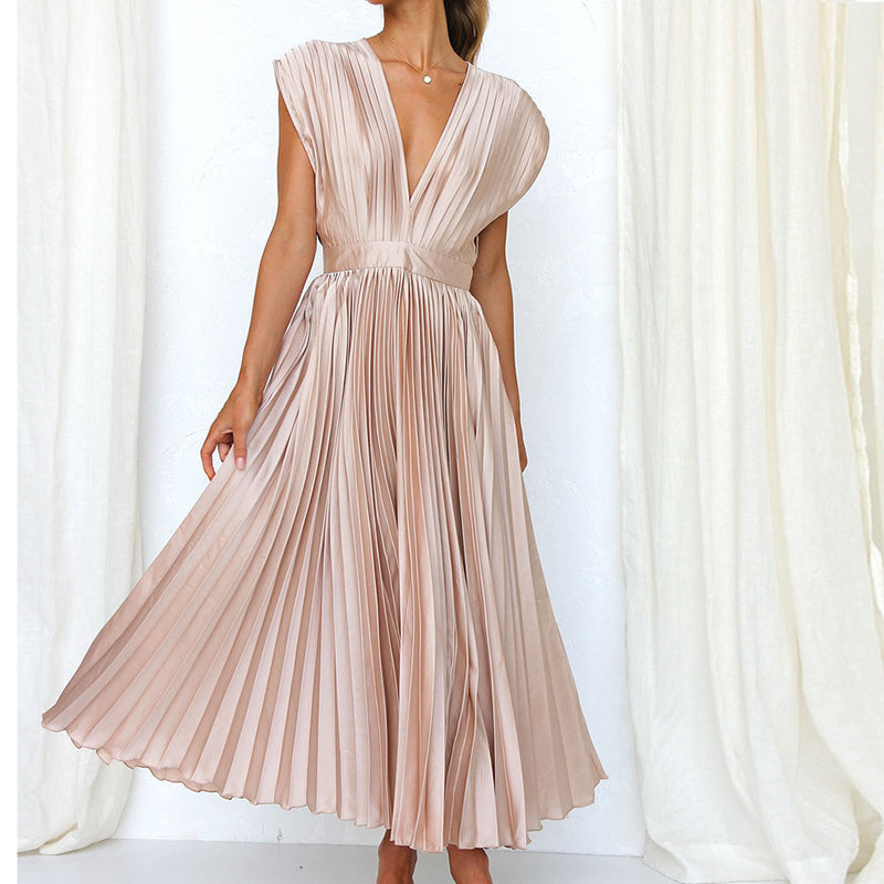 MELINA – Pleated Summer Dress