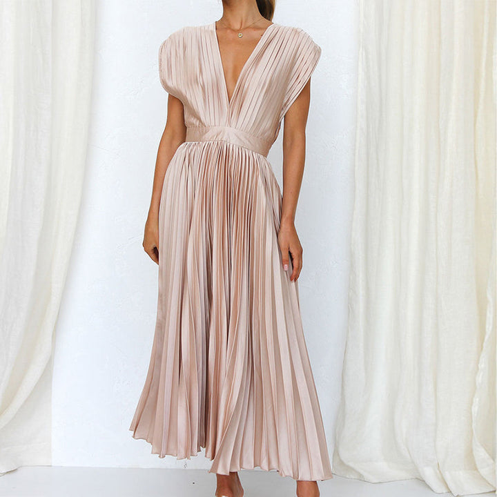 MELINA – Pleated Summer Dress