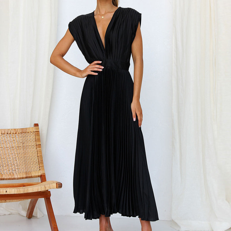 MELINA – Pleated Summer Dress