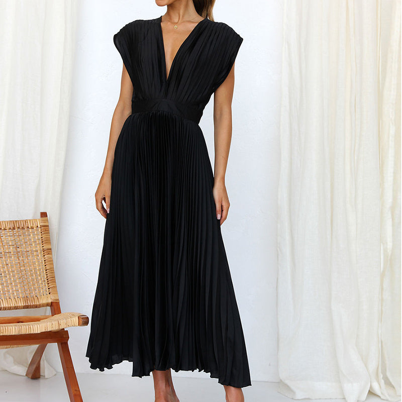 MELINA – Pleated Summer Dress