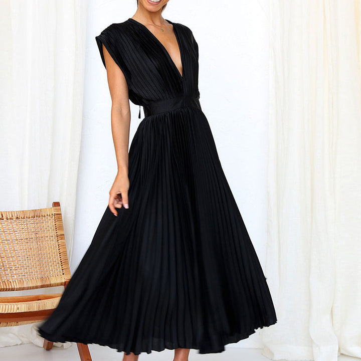 MELINA – Pleated Summer Dress